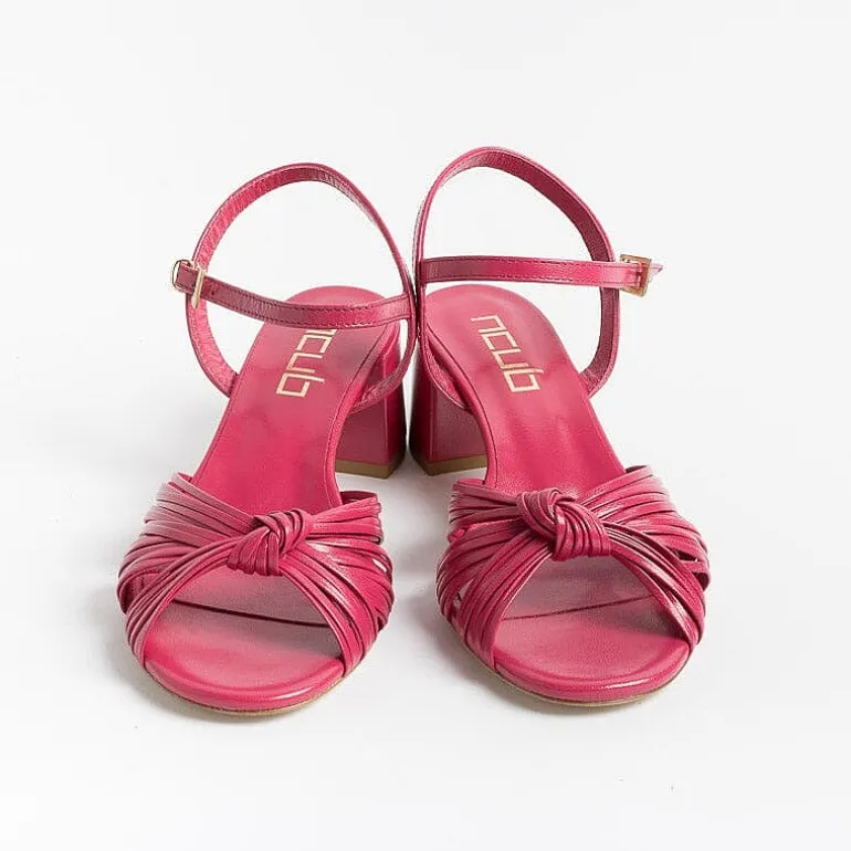 NCUB Sandals With Heel* - Sandals With Heels - Stefy 64 - Fuchsia Crepe