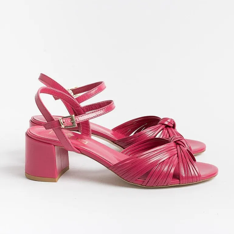 NCUB Sandals With Heel* - Sandals With Heels - Stefy 64 - Fuchsia Crepe