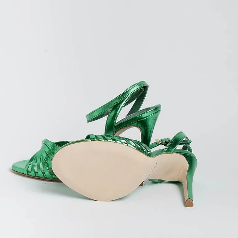 NCUB Sandals With Heel* - Sandals With Heels - Sole 19 - Green Laminate