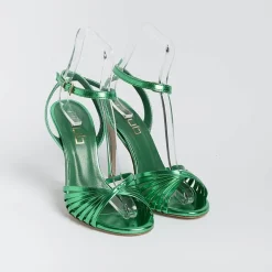 NCUB Sandals With Heel* - Sandals With Heels - Sole 19 - Green Laminate
