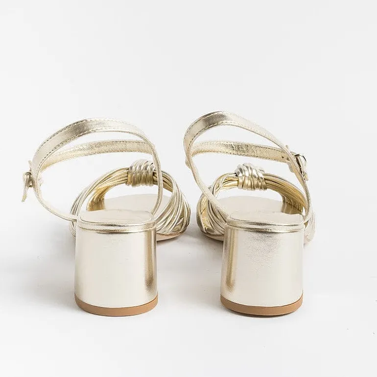 NCUB Sandals With Heel* - Sandals With Heels - Stefy 64 - Platinum Laminate