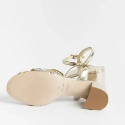 NCUB Sandals With Heel* - Sandals With Heels - Stefy 64 - Platinum Laminate