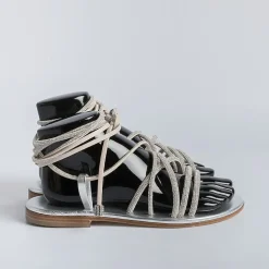PAOLA FIORENZA Low Sandals* - Flat Sandals - Fd22 - Silver