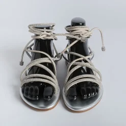 PAOLA FIORENZA Low Sandals* - Flat Sandals - Fd22 - Silver