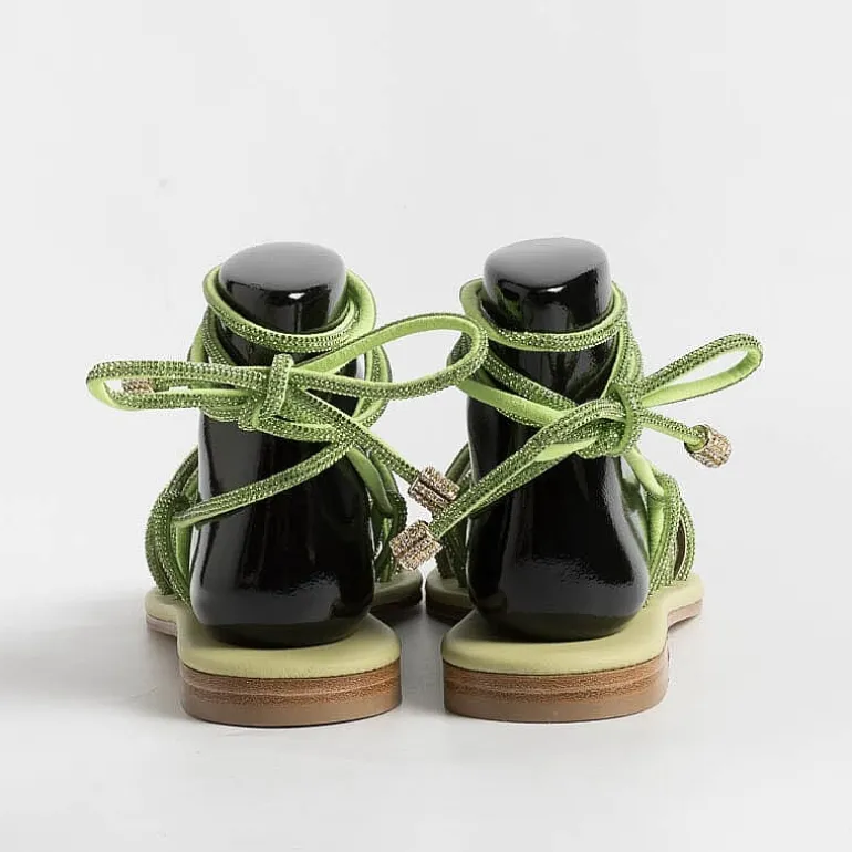 PAOLA FIORENZA Low Sandals* - Flat Sandals - Fd22 - Green