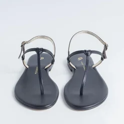 PAOLA FIORENZA Low Sandals* - Flat Sandals - Knot - Black