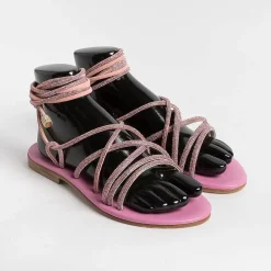 PAOLA FIORENZA Low Sandals* - Flat Sandals - Fd22 - Pink