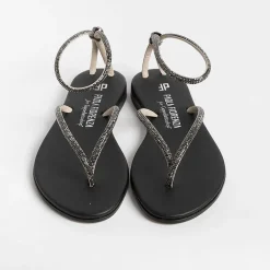 PAOLA FIORENZA Flip-Flops Sandals* - Flat Thong Sandals Fd03 - Black