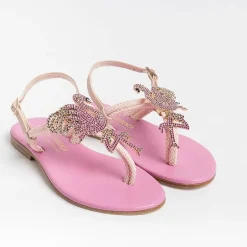 PAOLA FIORENZA Low Sandals* - Flat Thong Sandals - Ps370 - Pink