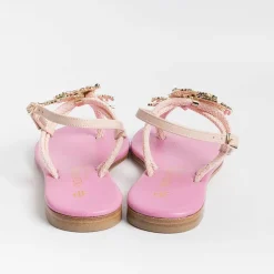 PAOLA FIORENZA Flip-Flops Sandals* - Flat Thong Sandals - Ps370 - Pink