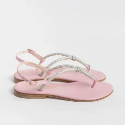 PAOLA FIORENZA Low Sandals* - Flat Thong Sandals - Ss2336 - Pink