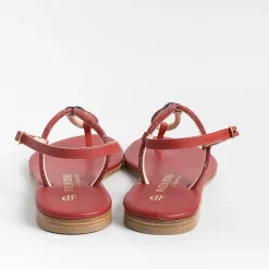 PAOLA FIORENZA Low Sandals* - Flat Thong Sandals - Ss2336 - Red