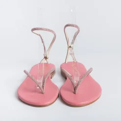 PAOLA FIORENZA Flip-Flops Sandals* - Flat Thong Sandals Fd03 - Pink