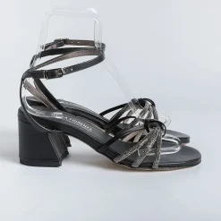 PAOLA FIORENZA Sandals With Heel* - Sandals With Heels - Fd13 - Black