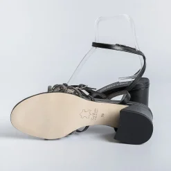 PAOLA FIORENZA Sandals With Heel* - Sandals With Heels - Fd13 - Black