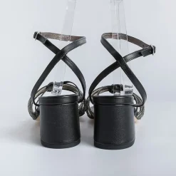 PAOLA FIORENZA Sandals With Heel* - Sandals With Heels - Fd13 - Black