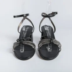 PAOLA FIORENZA Sandals With Heel* - Sandals With Heels - Fd13 - Black