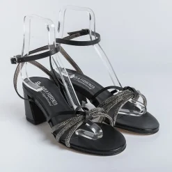 PAOLA FIORENZA Sandals With Heel* - Sandals With Heels - Fd13 - Black