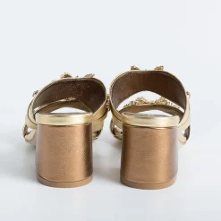 PAOLA FIORENZA Sandals With Heel* - Sandals With Heels - Fb901 - Amber
