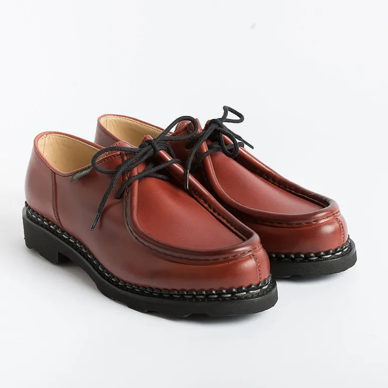 Paraboot Derby And Oxford Shoes* - 088606 - Lace-Up Michael Griff - Lis Rouge/Red