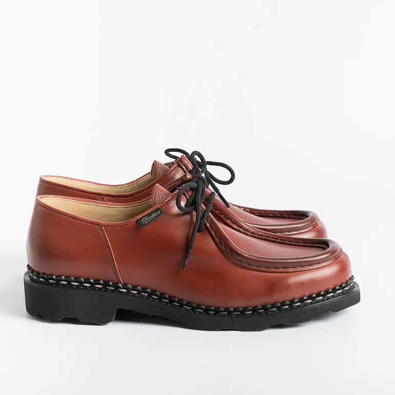 Paraboot Derby And Oxford Shoes* - 088606 - Lace-Up Michael Griff - Lis Rouge/Red