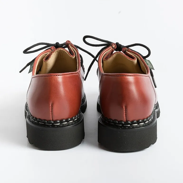 Paraboot Derby And Oxford Shoes* - 088606 - Lace-Up Michael Griff - Lis Rouge/Red