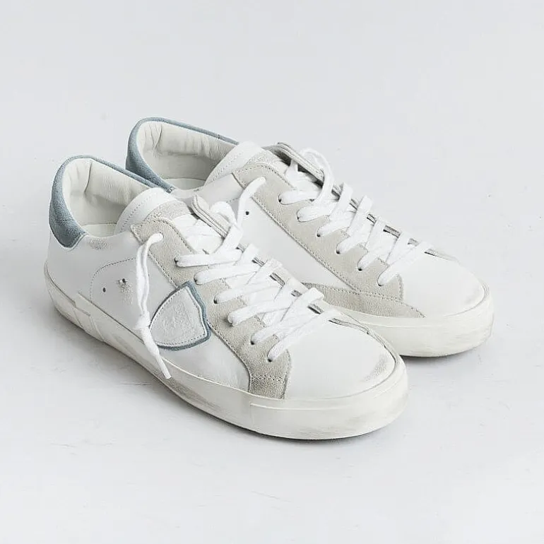 Philippe Model Paris Sneakers*Philippe Model - Prlu Vx32 Sneakers - Parisx - White Denim