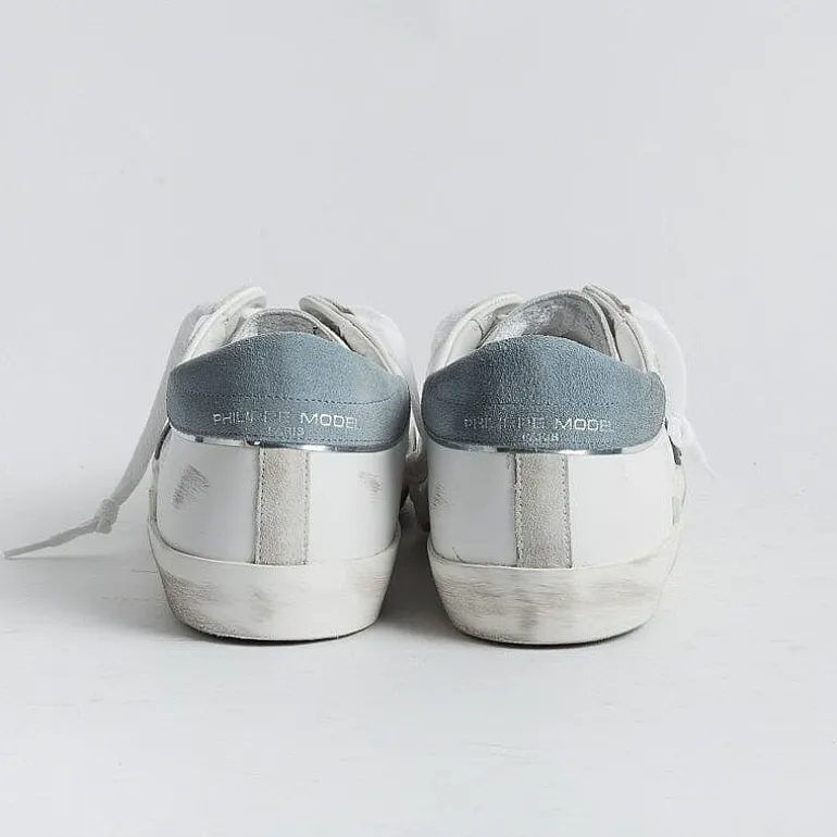 Philippe Model Paris Sneakers*Philippe Model - Prlu Vx32 Sneakers - Parisx - White Denim