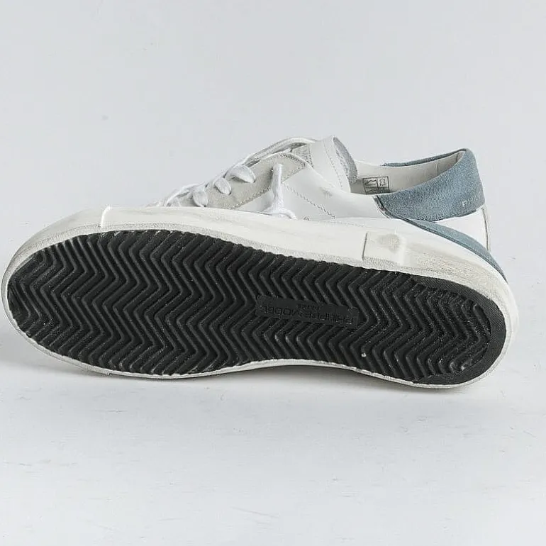 Philippe Model Paris Sneakers*Philippe Model - Prlu Vx32 Sneakers - Parisx - White Denim