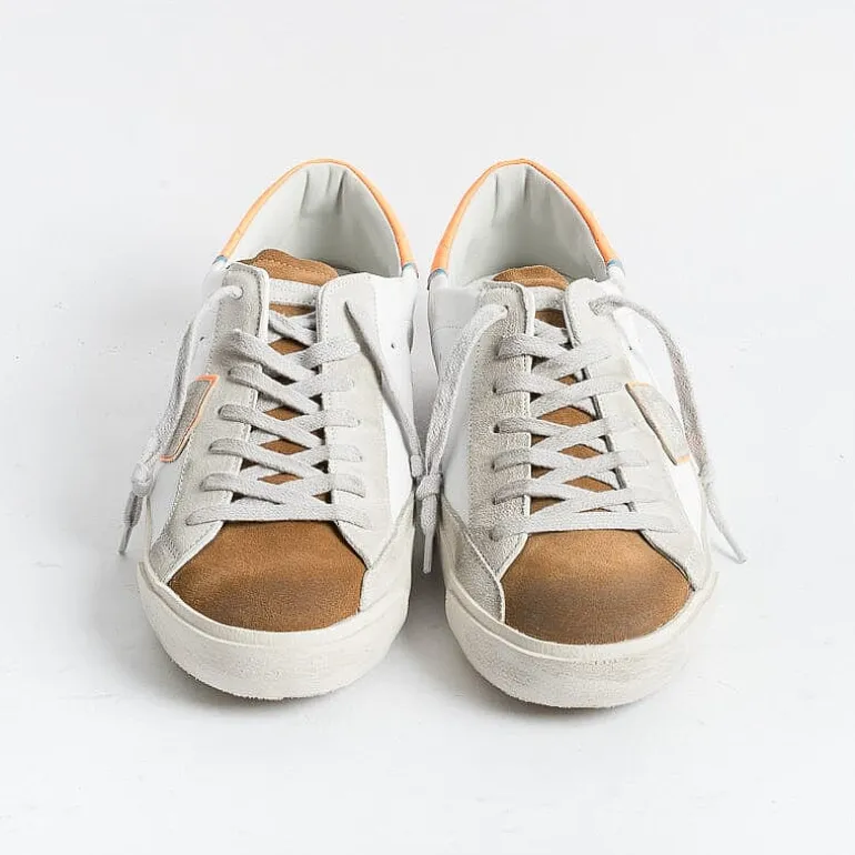 Philippe Model Paris Sneakers*Philippe Model - Prlu Wx25 Sneakers - Parisx - Leather Orange
