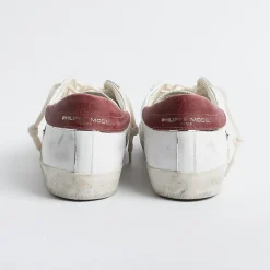 Philippe Model Paris Sneakers*Philippe Model - Sneakers Prlu Vp17- Parisx - White Bordeaux