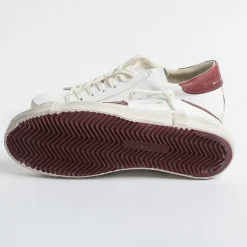 Philippe Model Paris Sneakers*Philippe Model - Sneakers Prlu Vp17- Parisx - White Bordeaux