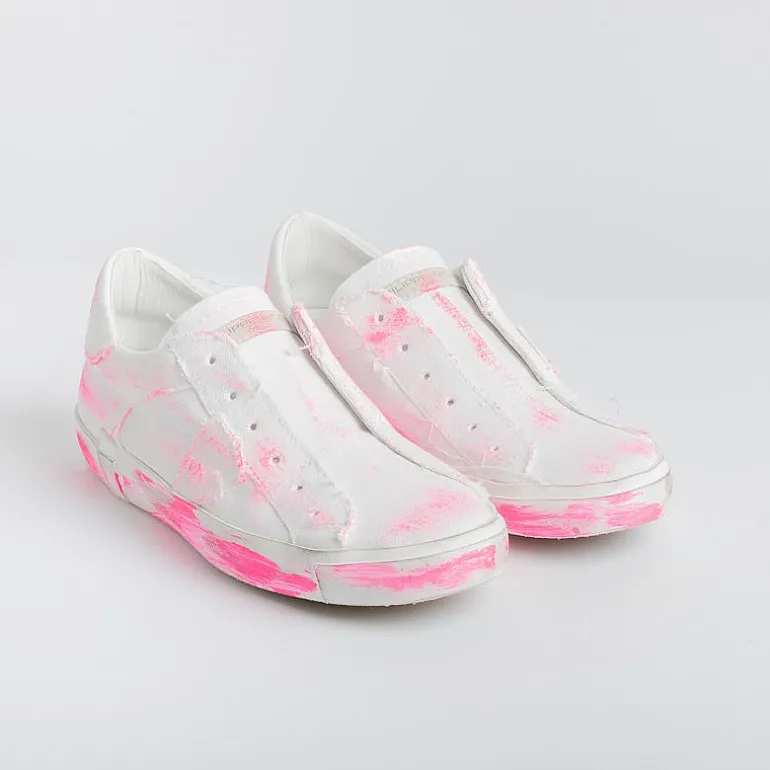 Philippe Model Paris Sneakers*Philippe Model - Sneakers Prld Dd03 - Parisx - Fuchsia White