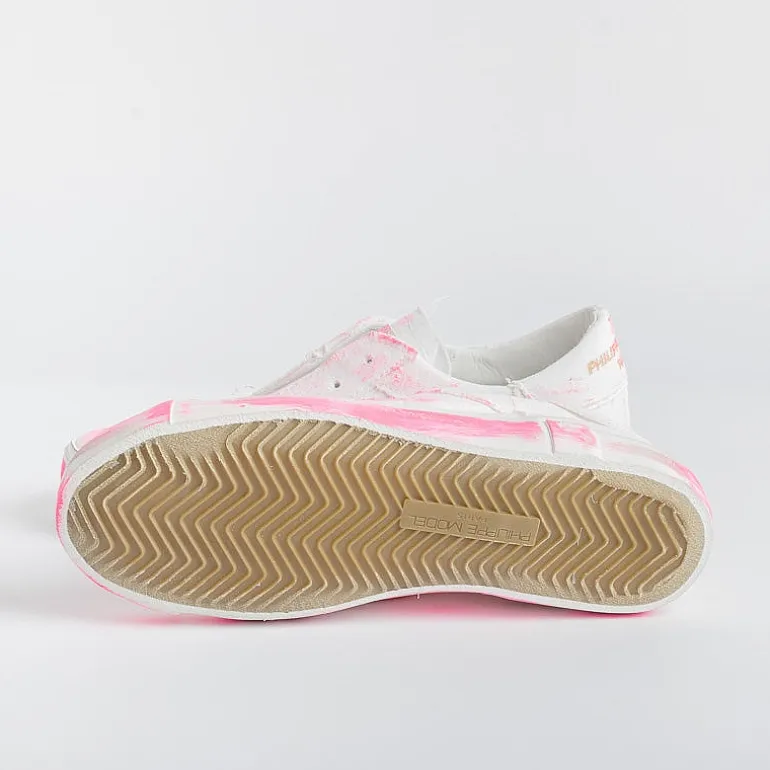 Philippe Model Paris Sneakers*Philippe Model - Sneakers Prld Dd03 - Parisx - Fuchsia White