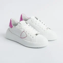 Philippe Model Paris Sneakers*Philippe Model - Sneakers Bjld Wm01 - Tres Temple - White Fuchsia