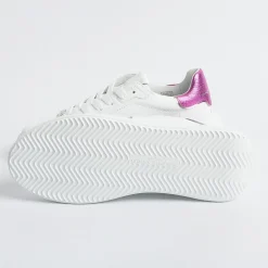 Philippe Model Paris Sneakers*Philippe Model - Sneakers Bjld Wm01 - Tres Temple - White Fuchsia