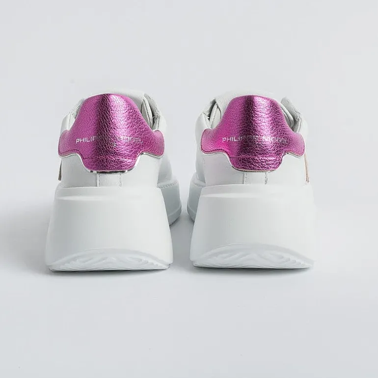 Philippe Model Paris Sneakers*Philippe Model - Sneakers Bjld Wm01 - Tres Temple - White Fuchsia