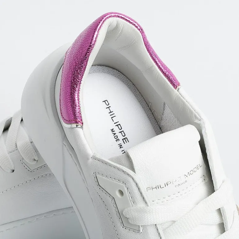 Philippe Model Paris Sneakers*Philippe Model - Sneakers Bjld Wm01 - Tres Temple - White Fuchsia