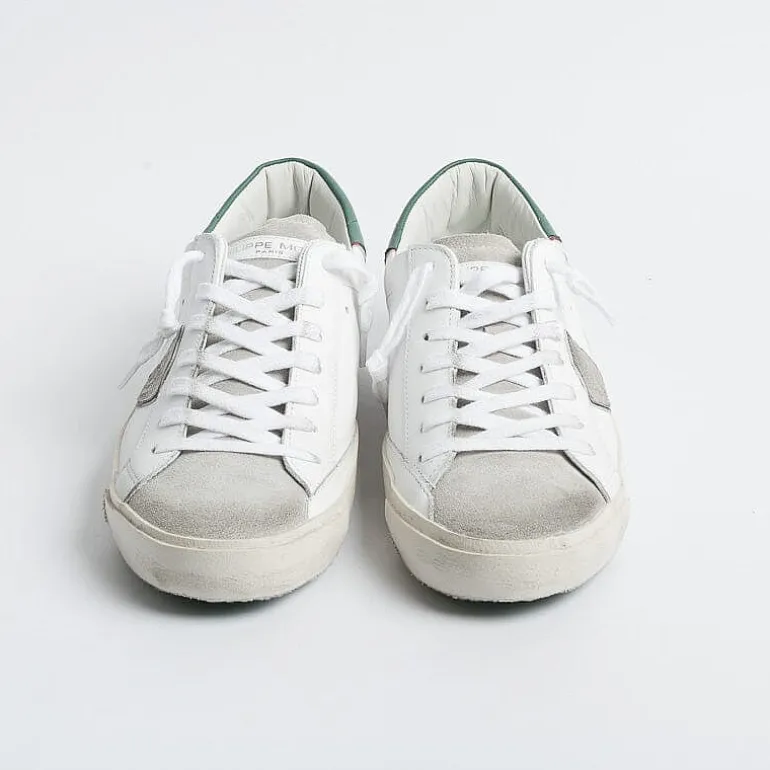 Philippe Model Paris Sneakers*Philippe Model - Sneakers Prlu Vv01 - Parisx - White Green
