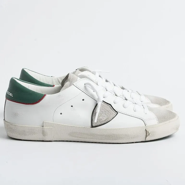 Philippe Model Paris Sneakers*Philippe Model - Sneakers Prlu Vv01 - Parisx - White Green