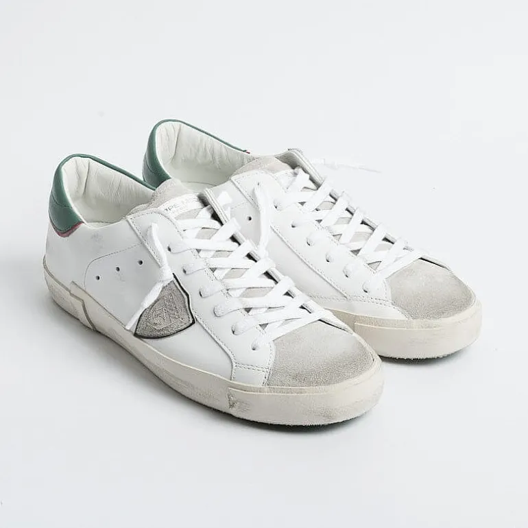 Philippe Model Paris Sneakers*Philippe Model - Sneakers Prlu Vv01 - Parisx - White Green
