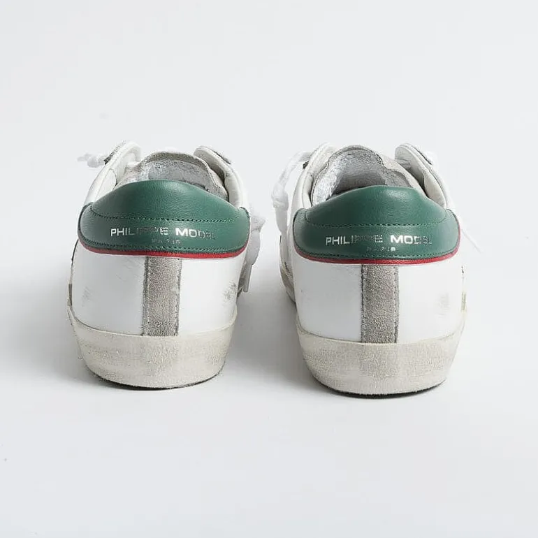 Philippe Model Paris Sneakers*Philippe Model - Sneakers Prlu Vv01 - Parisx - White Green