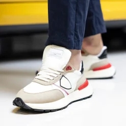 Philippe Model Paris Sneakers*Philippe Model - Sneakers Atlu Wp02 - Antibes - Beige/Red
