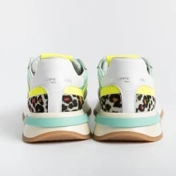 Philippe Model Paris Sneakers*Philippe Model - Sneakers Tyld Ap02 - Tropez 2.1 - Pop Green Animalier