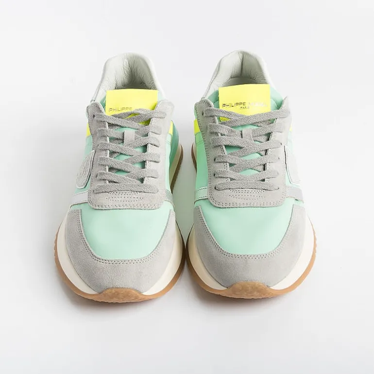 Philippe Model Paris Sneakers*Philippe Model - Sneakers Tyld Ap02 - Tropez 2.1 - Pop Green Animalier