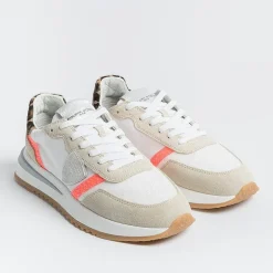 Philippe Model Paris Sneakers*Philippe Model - Sneakers Tyld Gp07 - Tropez 2.1 - Glitter Pop Coral