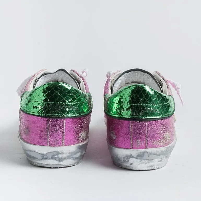 Philippe Model Paris Sneakers*Philippe Model - Sneakers Prld Mm01 - Parisx - Metal Fuchsia