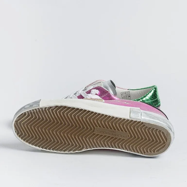 Philippe Model Paris Sneakers*Philippe Model - Sneakers Prld Mm01 - Parisx - Metal Fuchsia