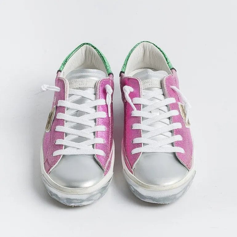 Philippe Model Paris Sneakers*Philippe Model - Sneakers Prld Mm01 - Parisx - Metal Fuchsia
