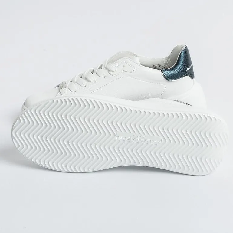 Philippe Model Paris Sneakers*Philippe Model - Sneakers Bjld Wm02 - Tres Temple - Petrol White